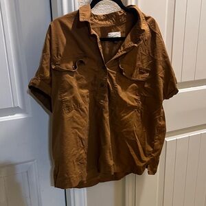 Universal Thread Brown Button Down Shirt